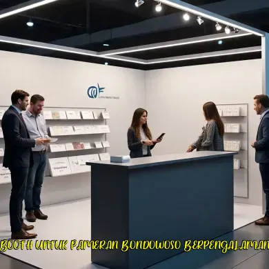 booth untuk pameran bondowoso berpengalaman